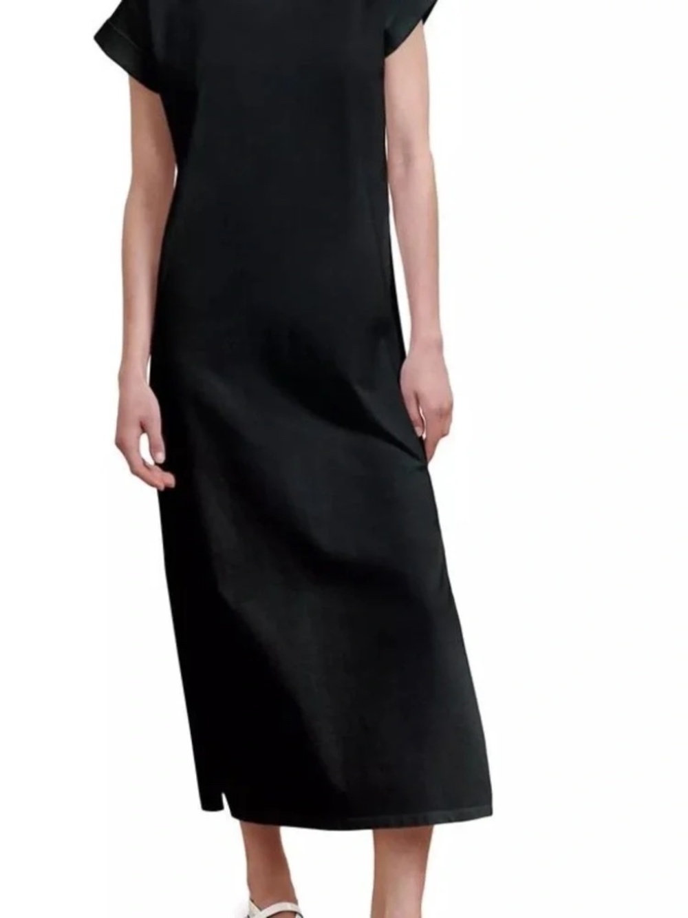 La Ligne Cotton Black Maxi Dress Size S